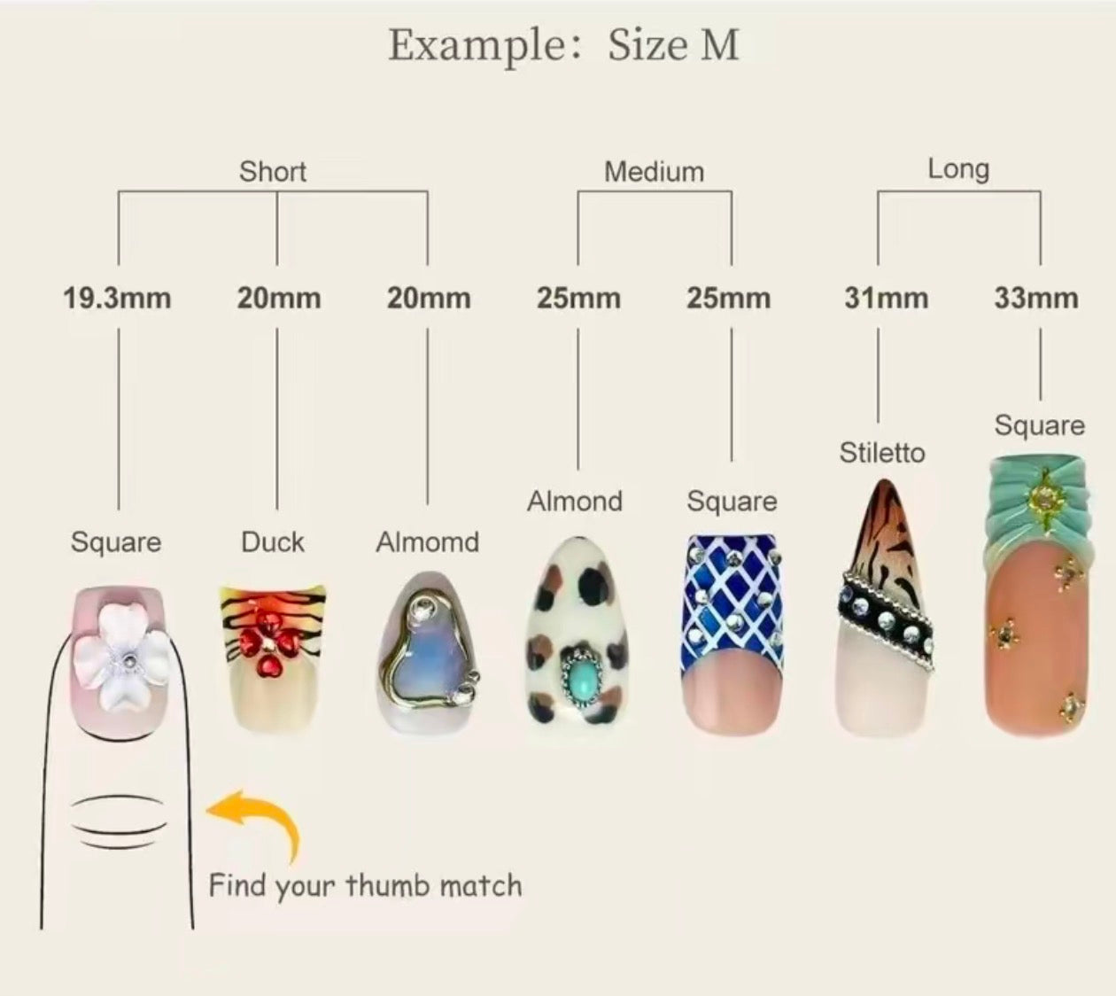 Blind Bag Handmade Nails