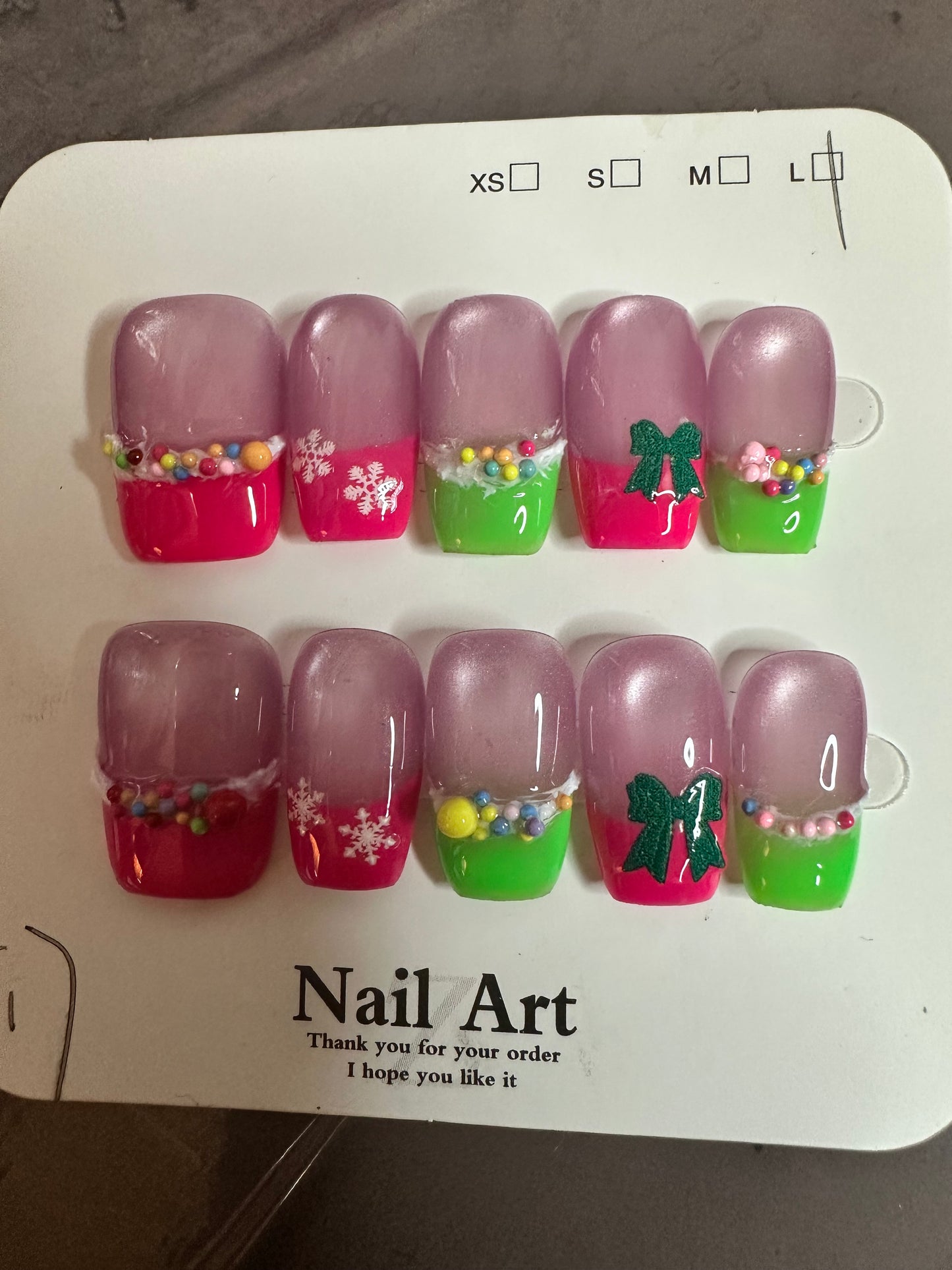 Customized Random Nail Sets